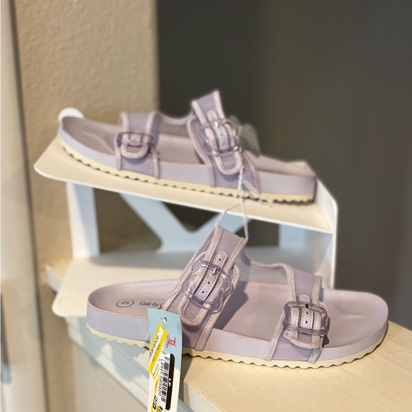 Cat & Jack Other - Cat & Jack Kaia Mesh Footbed Sandals Flip Flops  Girls Youth Size 3Y Purple